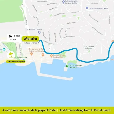 Solhabitat Blue Moraira Вилла